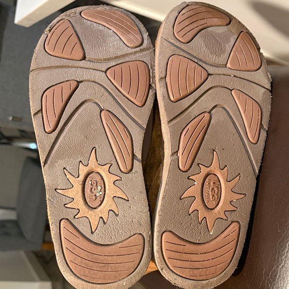 UGG Tan Shearling Lined Boots - Picture 8 of 11